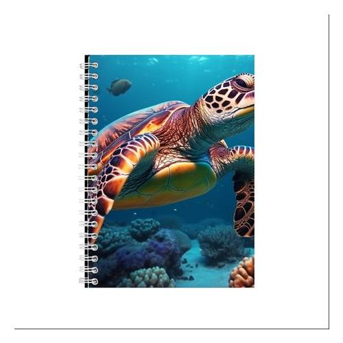 Turtle 95 A5 Spiral Notebook Present