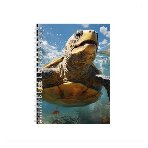Photo Relastic Turtle 61 A5 Notebook Present