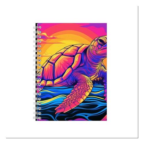 Turtle 66 A5 Spiral Notebook Present