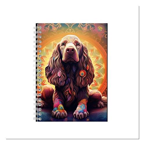 Psychedelic English Cocker Spaniel 2 A5 Notebook Christmas Gift