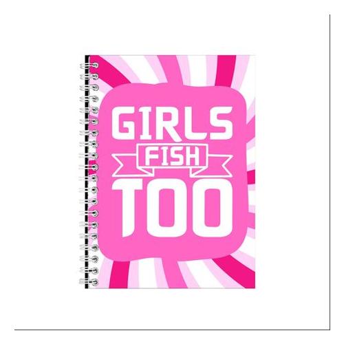 Girls Fish Too A5 Spiral Notebook Gift