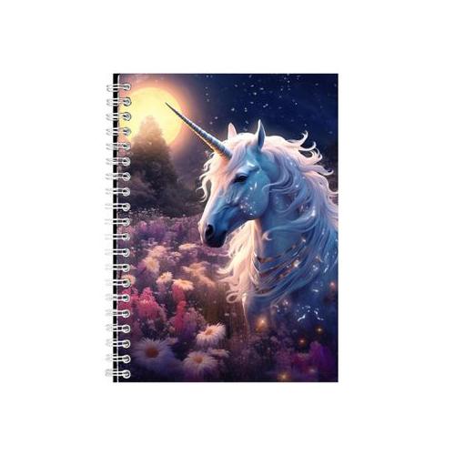 A5 Notebook ZA Night Sky Unicorn 127