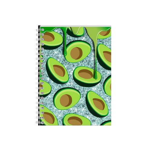 Avo Mint A5 Notebook Pad Avo Funny Trendy Graphic Design Present 017