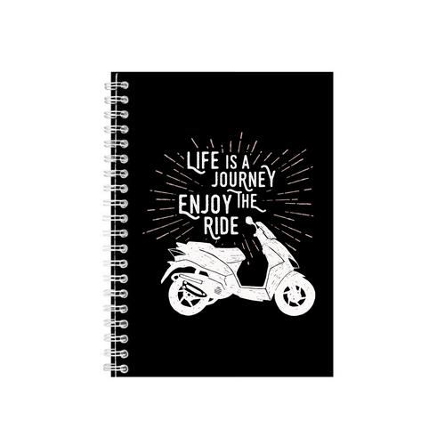 The Ride A5 Notebook Pad for Adventure Lovers Trendy Graphic Present 013