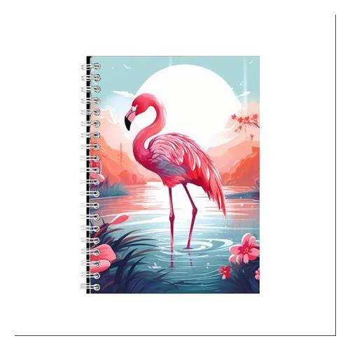 Flamingo 74 A5 Notebook Gift Idea Spiral Notepad 205