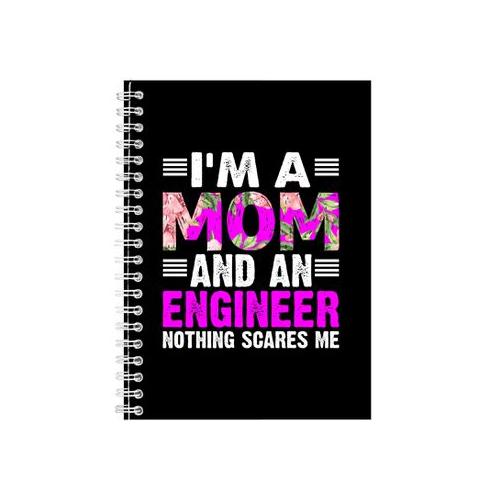 Mom And An Engineer Notebook Engineer Gift Idea A5 Notepad 139
