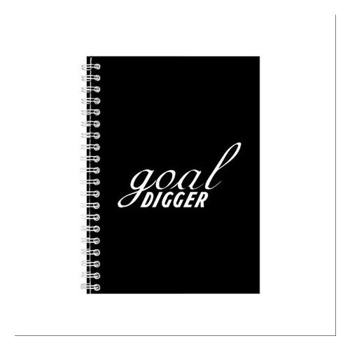 Goal Digger Notebook Inspirational Gift Idea A5 Notepad 131