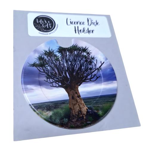 Licence Disk Holder - Quiver Tree