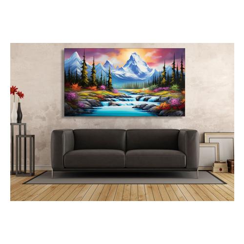Canvas Wall Art - Mountain Majesty Abstract - HC1167