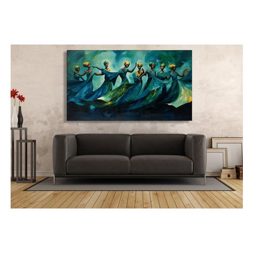 Canvas Wall Art - Harmony in Motion Abstract - HC1148
