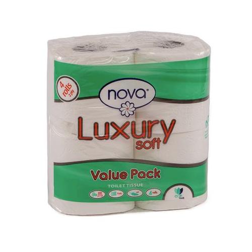 Nova Toilet Tissue 200 Sheets Luxury Soft Green 2 Ply (8x4) 32s
