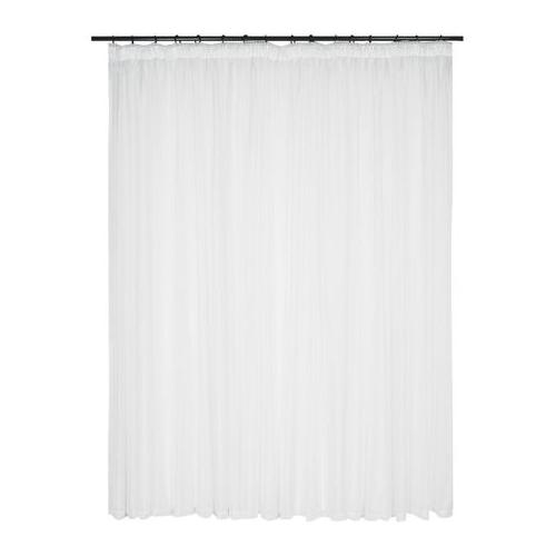 Shower Curtain Waterproof Clear White