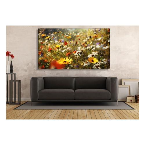 Canvas Wall Art - Wildflower Symphony Abstract - IM0331