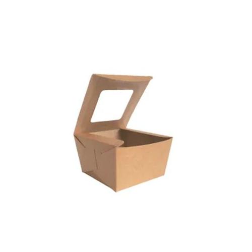 Brownie Box with PLA Window - 400ml (24-pack)