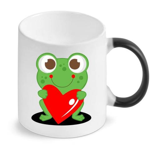 Frog Love Birthday Christmas Anniversary Valentine's Day Gift Magic Mug