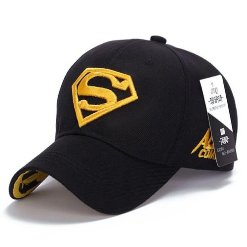 Superman Baseball Cap Black/Yellow