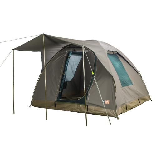 Campmor Overlander 4-person Canvas Dome Tent with Large Awning