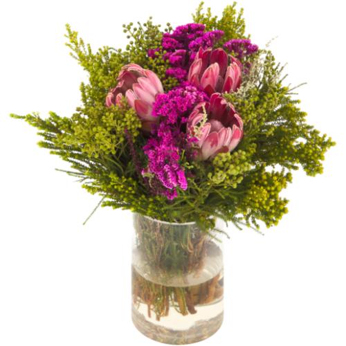 Protea Compacta & Fynbos Bouquet (Vase Not Included)