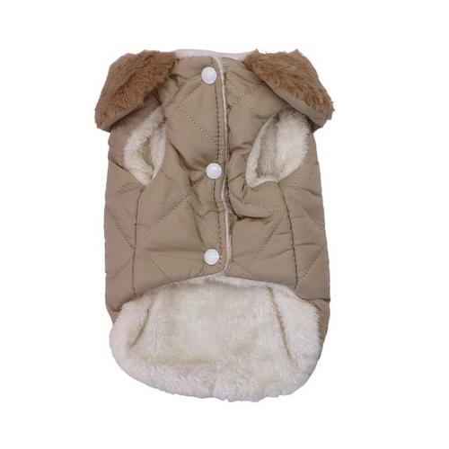 Waterproof Winter Pet Jacket With Fur Collar