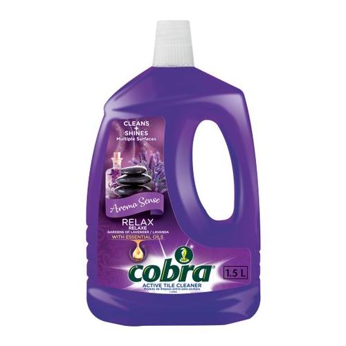 Cobra 1.5l, Active Tile Cleaner, Aroma Sense Relax, Gardens of Lavender