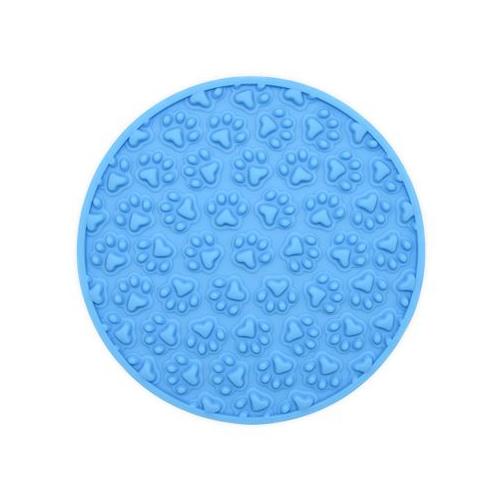 Silicone Pet Lick Pad Distraction and Entertainment Mat - Paw Print