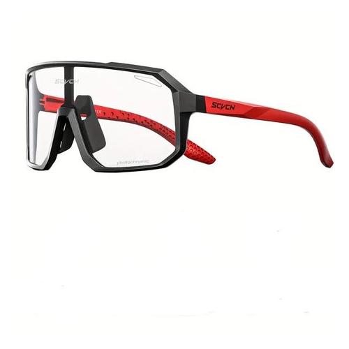 SCVCN Photochromic Sunglasses - Black and Red