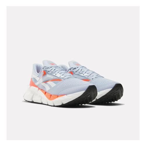 Reebok Men's Floatzig 1 Road Running Shoes - Pale Blue/White/Orange Flare
