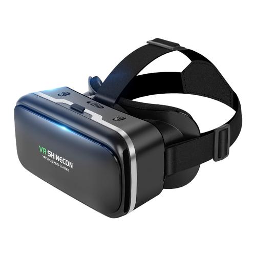 VR SHINECON - Immersive HD Virtual 3D Reality Comfortable Headset - Black