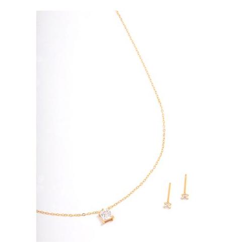 Gold Plated Sterling Silver Princess Jewellery Set