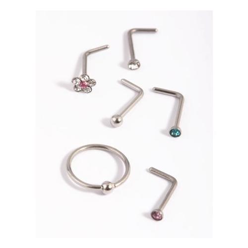 Surgical Steel Daisy Nose Studs