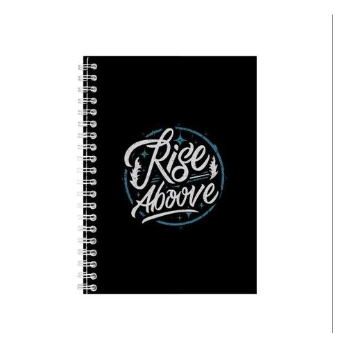 Rise Circle A5 Notebook Spiral and Lined Motivational Graphic Present 116