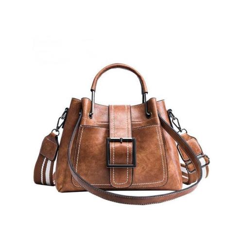New Handle Bag Women PU Leather Shoulder Bag Lady Large Capacity Hand Bag