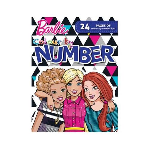 Butterfly Barbie - Colour By Number Wp