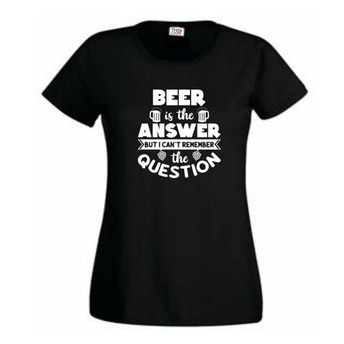 Think Out Loud Ladies "Beer is the Answer But I cant remember the Question"