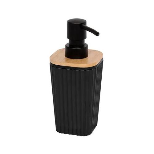 Soap Dispenser, Bamboo - Black