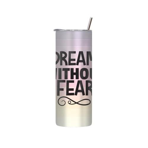 Dream 20 Oz Tumbler with Lid Straw Motivational Graphic Quotes Present 152