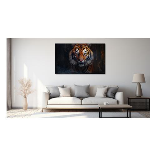 Canvas Wall Art - Fierce Beauty Tiger Abstract - MT0589