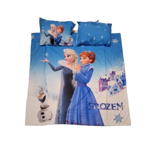 Frozen 3D Printed Double Bed Duvet Cover Set