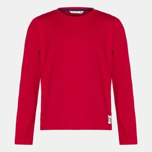 Real Ob Ls Basic Cotton Tee Red