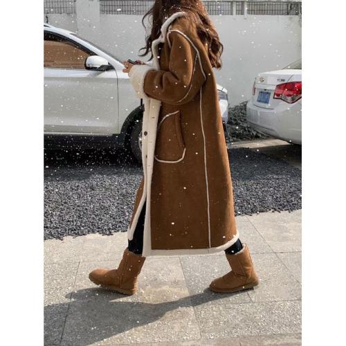 French Vintage Loose Long Coat