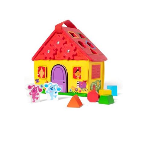 Wooden Take-Along House Shape Sorter Activity Play Set - 8 Pieces