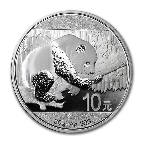 Chinese 2016 30 gram 999 Silver Panda Coin