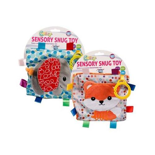 Baby Toy Squeaky Sensory Snug Friend (2-Pack)