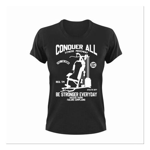 Conquer All Unisex T-Shirt Gift Fitness