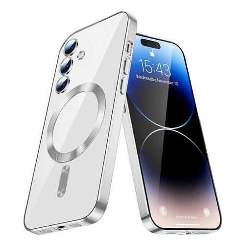 Mag Safe Clear Case for Sumsung S20 Ulter Silver