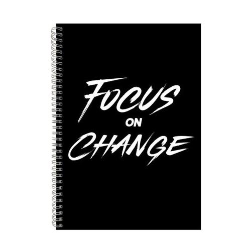 Change A4 Notebook Spiral Lined Motivational Saying Graphic Notepad Gift226