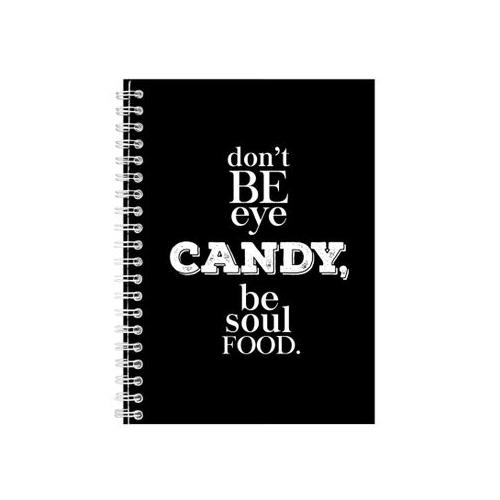 Soul A5 Notebook Spiral Lined Motivational Sayings Graphic Notepad Gift 216