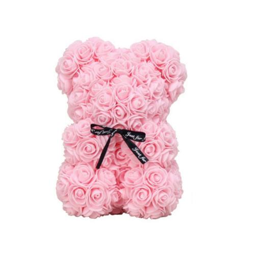 Rose 25cm Tall Flower Teddy Bear Gifts for Girls Women's Day Gift