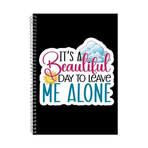Beautiful A4 Notebook Spiral Lined Sarcastic Saying Graphic Notepad Gift215