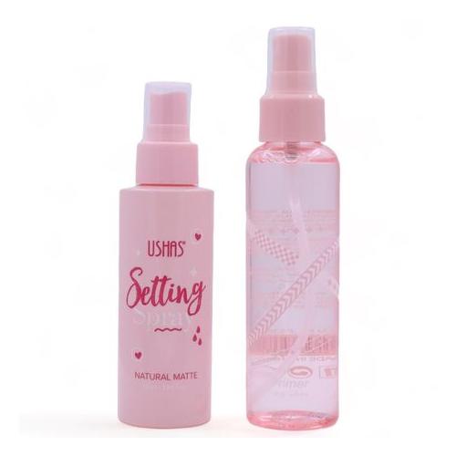 Makeup Primer Spray and Setting Spray Combo Set of 2